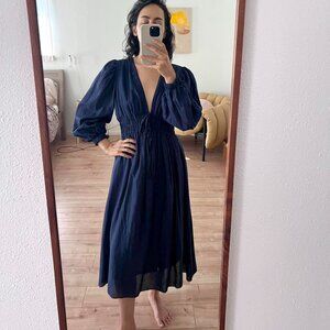 Midi length peasant dress by Sea New York